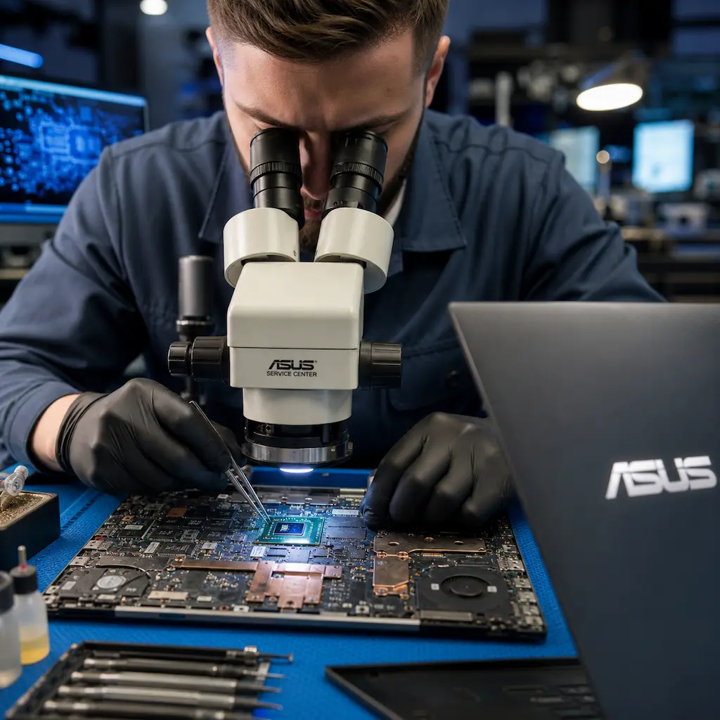 Замена видеокарты ноутбука Asus в Новосибирске