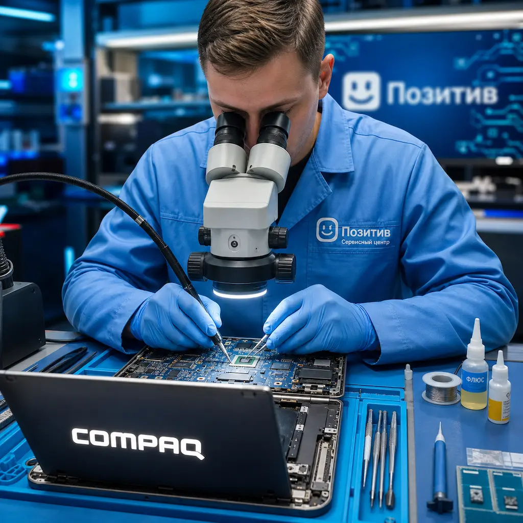 Замена видеокарты ноутбука Compaq в Новосибирске