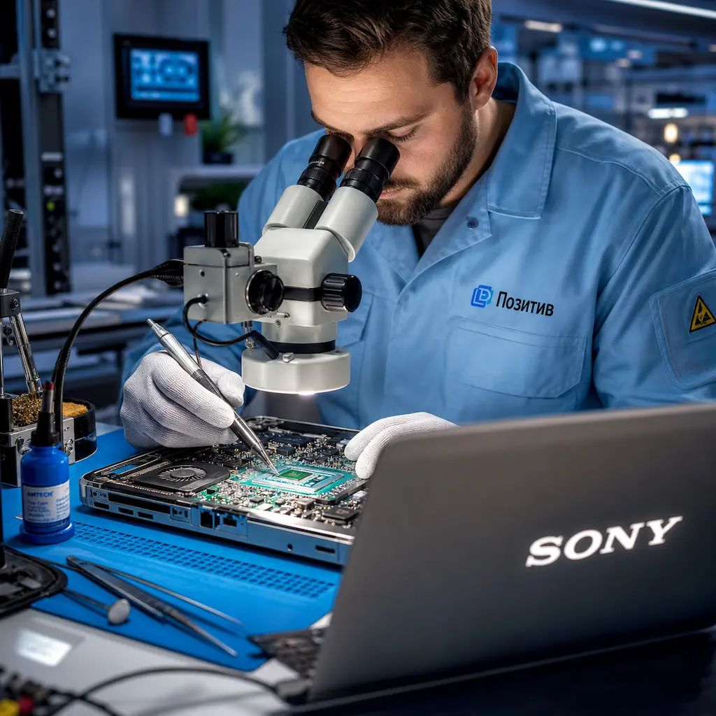 Замена видеокарты ноутбука Sony в Новосибирске
