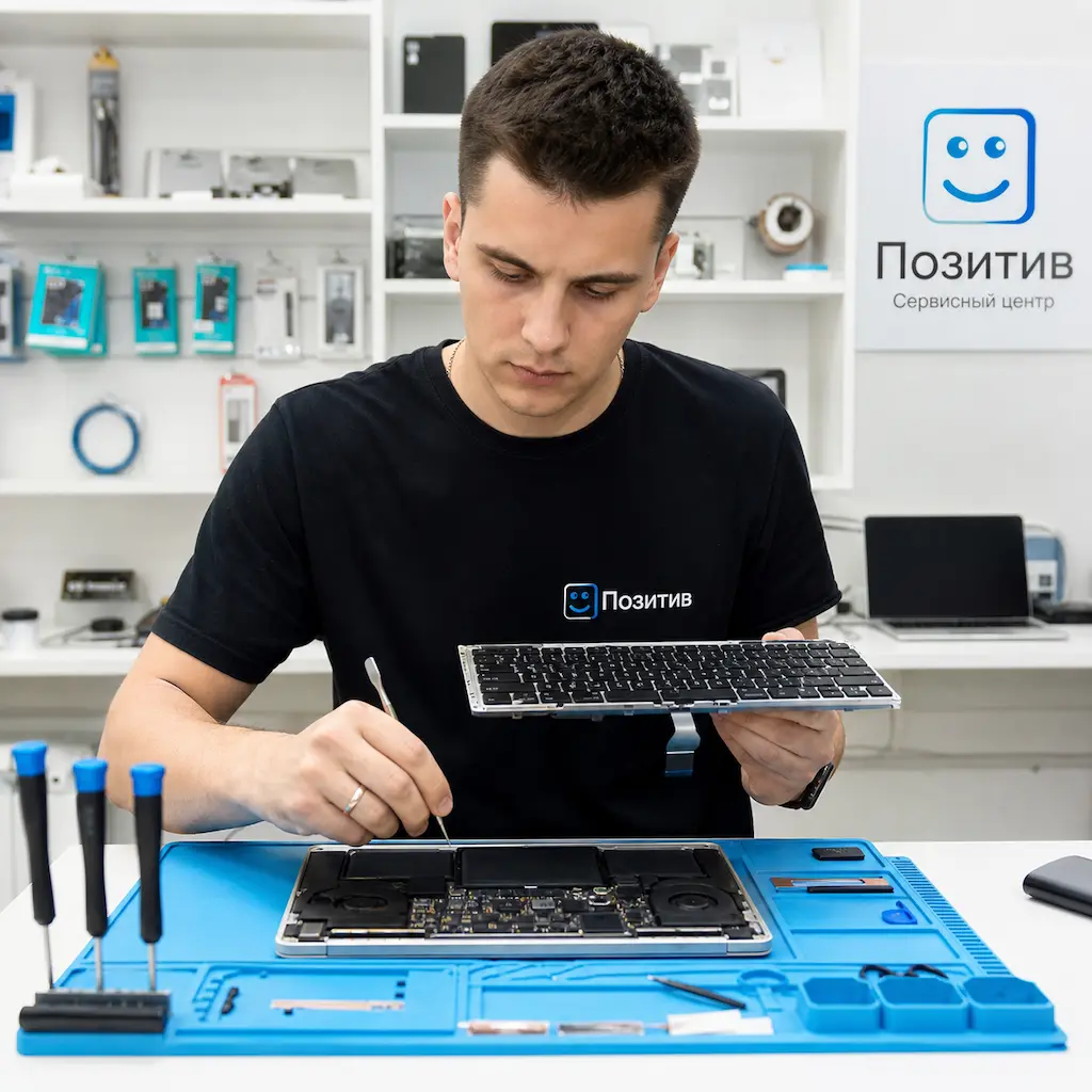 заменить клавиатуру на Apple Macbook в Новосибирске