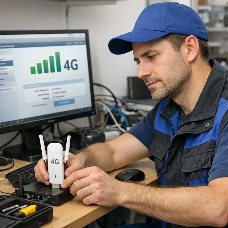 Настройка LTE модема в Новосибирске