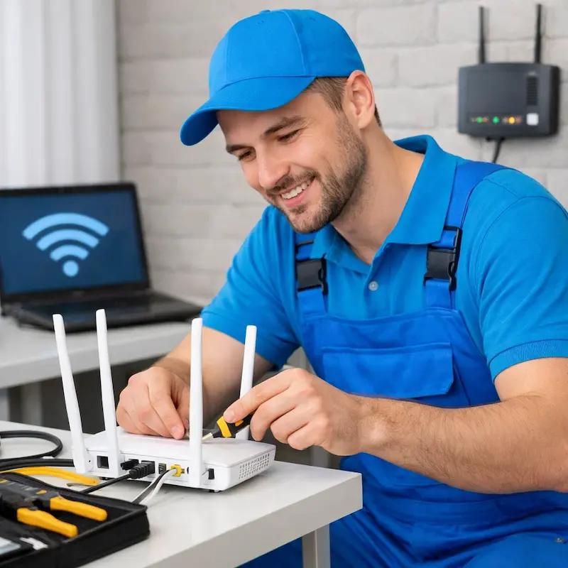 Настройка Wi - Fi в Новосибирске