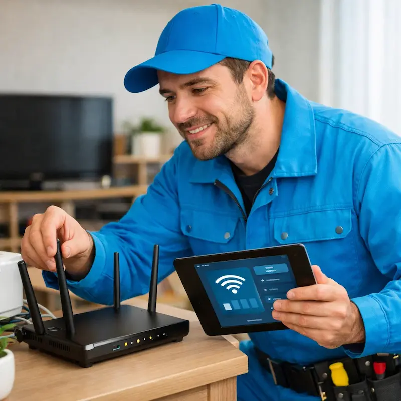 Настройка Wi-Fi для квартиры, дома и офиса в Новосибирске