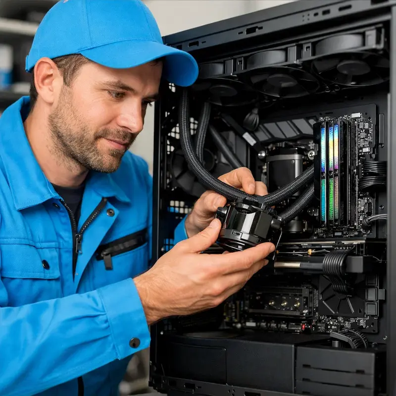 Установка СЖО на ПК в Новосибирске