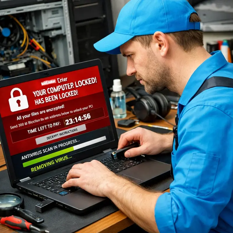 Удалить винлокер в Новосибирске